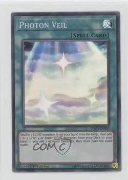 Photon Veil 1st Ed. YuGiOh Spirit Warriors #SPWA-EN050 q5p - Image 1