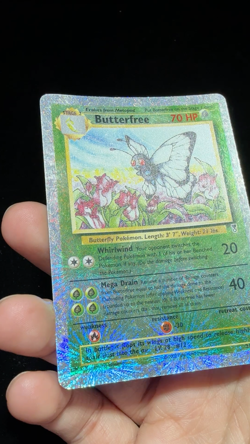 Butterfree Reverse Holo Pokemon Card Legendary Collection 21/110 Ungraded LP- - Image 2