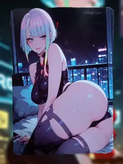 Lucy Cyberpunk: Edgerunners Anime Waifu Sexy Goddess Hentai Lewd Doujin Card - Image 1