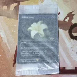 MTG FF Gold Powder Water Lotus Foil English Edition Secret Lair Promo Card 1677 - Image 2