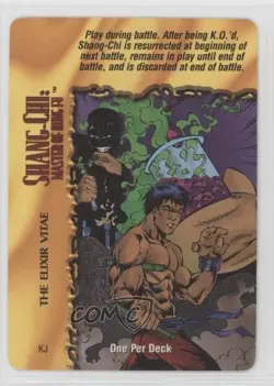 1997 Marvel Overpower Collectible Card Game - Classic Set Shang Chi #KJ 0c41 - Image 1