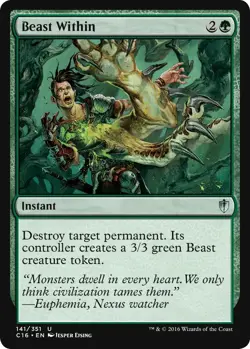 Beast Within NM Commander MTG Magic the Gathering Green English Card - Image 1