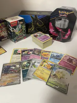 Pokemon Card Lot 100 Official TCGCards + 2 Ultra Rare | VMAX GX EX VSTAR OR V - Image 2
