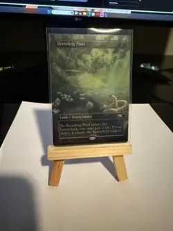 FOIL BREEDING POOL (BORDERLESS) (GALAXY FOIL) Unfinity Magic MTG MINT CARD - Image 1