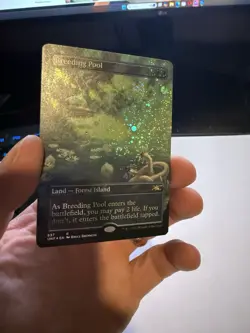 FOIL BREEDING POOL (BORDERLESS) (GALAXY FOIL) Unfinity Magic MTG MINT CARD - Image 4