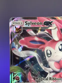 Sylveon GX 92/145 - Pokemon TCG Guardians Rising Sun & Moon Ultra Rare Card VLP - Image 2