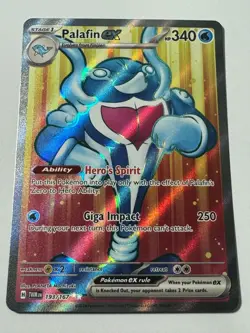 Palafin EX 193/167 Twilight Masquerade Full Art Ultra Rare Pokemon Card NM - Image 1