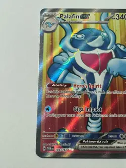 Palafin EX 193/167 Twilight Masquerade Full Art Ultra Rare Pokemon Card NM - Image 2