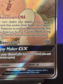 Pokemon Card - Eevee GX SM233 Sun & Moon SM Black Star Promo Full Art Holo - Image 4