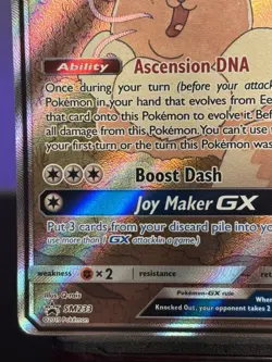 Pokemon Card - Eevee GX SM233 Sun & Moon SM Black Star Promo Full Art Holo - Image 5