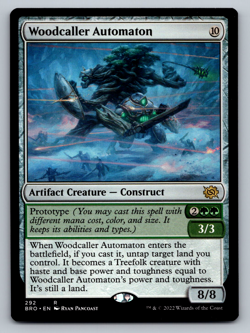 Woodcaller Automaton 292 R - MTG The Brothers' War Regular - Image 1