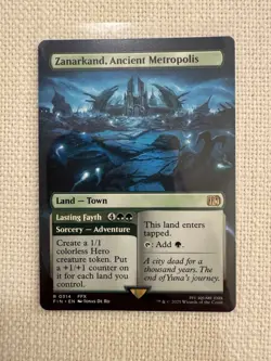 Zanarkand, Ancient Metropolis (Borderless) R0314 Final Fantasy MTG NM - Image 1