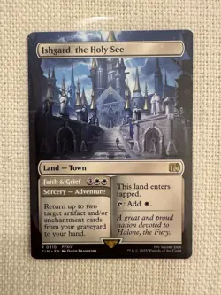 Ishgard, the Holy See (Extended Art) R0310 Final Fantasy MTG NM - Image 1