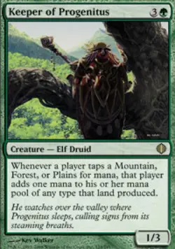 Keeper of Progenitus - Medium Play MTG Shards of Alara - Image 1