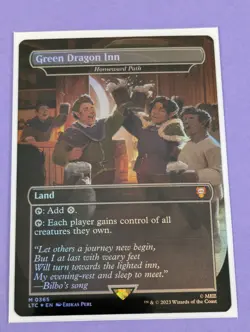 MTG: The Lord of the Rings: Green Dragon Inn - Homeward Path Foil 0365 Mythic NM - Image 1