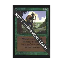 WOTC MtG International Ed. Wanderlust (U) NM - Image 1