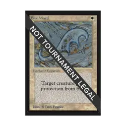 WOTC MtG International Ed. Blue Ward (U) NM - Image 1