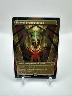 MTG Ziatora's Proving Ground (Borderless) Rare, SNC, NM Triome Land - Image 1