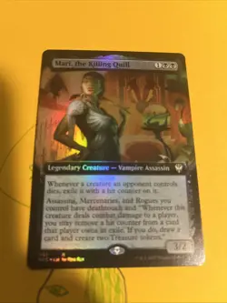 Mari, the Killing Quill - Foil Extended Streets of New Capenna Commander Nm Mtg - Image 1