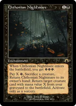 Chthonian Nightmare Retro Frame Modern Horizons 3 NM MTG - Image 1