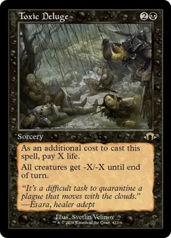 Toxic Deluge Retro Frame Modern Horizons 3 NM MTG - Image 1