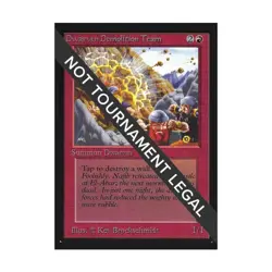 WOTC MtG International Ed. Dwarven Demolition Team (U) NM - Image 1