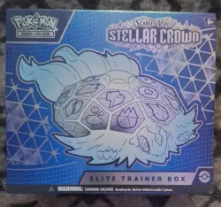 Pokemon TCG Stellar Crown Elite Trainer Box ETB Brand New Factory Sealed - Image 1