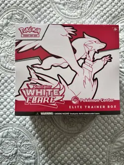 Pokemon TCG Pokemon Center White Flare Elite Trainer Box ETB SEALED - Image 1