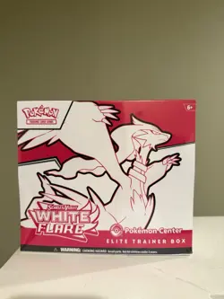 Pokemon TCG Pokemon Center White Flare Elite Trainer Box ETB SEALED - Image 1