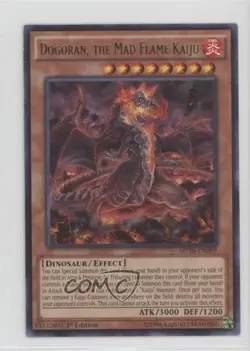 Dogoran the Mad Flame Kaiju 1st Ed. YuGiOh Mega-Tin Mega Pack #MP16-EN098 05v0 - Image 1
