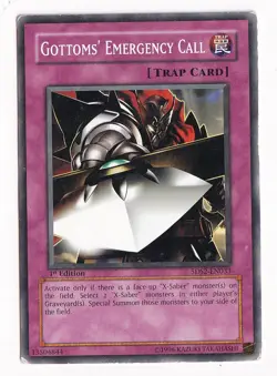 Heavy Play Yugioh TCG 5DS2-EN033 Gottom's Emergency Call 1st Common - Image 1