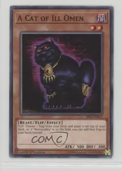 A Cat of Ill Omen 1st Ed. YuGiOh Speed Duel: Destiny Masters #SS01-ENB11 13vm - Image 1