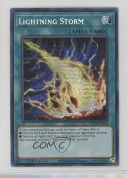 Lightning Storm 1st Ed. YuGiOh Tin of the Pharaoh's Gods #MP22-EN253 13vm - Image 1