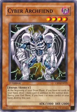 Cyber Archfiend - CRV-EN019 - NM/VLP - Common - 1st ed - Yugioh - Image 1