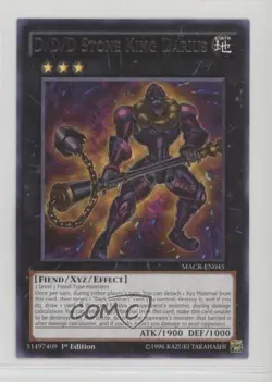 D/D/D Stone King Darius 1st Ed. YuGiOh Maximum Crisis #MACR-EN045 13vm - Image 1