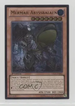 UL - Mermail Abyssbalaen 1st Ed. YuGiOh Lord of the Tachyon Galaxy 13vm - Image 1