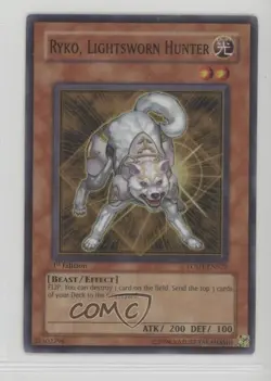 Ryko Lightsworn Hunter 1st Ed. YuGiOh Light of Destruction #LODT-EN022 2008 13vm - Image 1