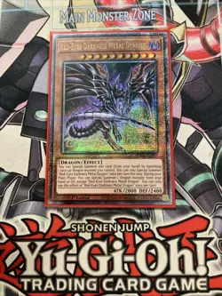 Red-Eyes Darkness Metal Dragon Quarter Century Secret Rare RA04-EN003 Yugioh - Image 1