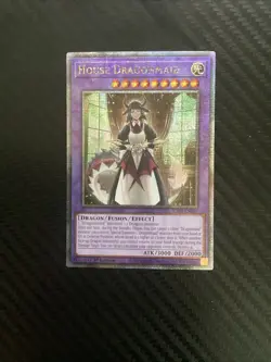 House Dragonmaid Quarter Century Secret Rare RA03-EN037 Yugioh - Image 1