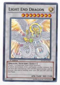 Yugioh Light End Dragon RYMP-EN067 Super Rare 1st Ed NM - Image 1