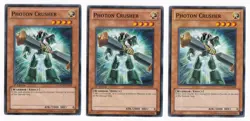 Yugioh- 3X Photon Crusher - Common - ORCS-EN009 - Image 1
