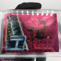 PSA 10 Marvel Card Daredevil 12 Pink Laser /992 Upper Deck Masterpieces [10] - Image 5