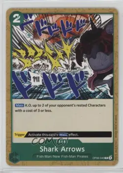 2023 One Piece Card Game: Wings of Captain OP06 Shark Arrows #OP06-040 0i1b - Image 1
