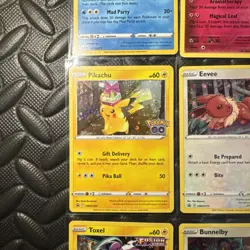 Eevee SWSH175 Holo Promo Card- Pokemon TCG Promo- Pikachu SWSH234- Floette XY139 - Image 4