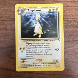 Ampharos - 1/111 - Pokemon Neo Genesis Unlimited Holo Rare Card WOTC LP - Image 1