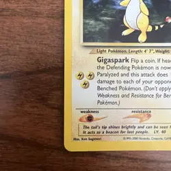 Ampharos - 1/111 - Pokemon Neo Genesis Unlimited Holo Rare Card WOTC LP - Image 3