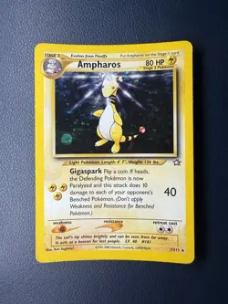 Ampharos - 1/111 - Pokemon Neo Genesis Unlimited Holo Rare Card WOTC LP - Image 2