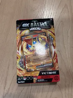 Pokemon TCG Factory Sealed Victini ex Battle Deck - 60 Card Deck - Image 1