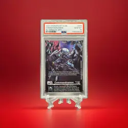 Commandramon SR Alt Art BT14-056 Digimon Card Game Blast Ace PSA 10 GEM MINT - Image 3