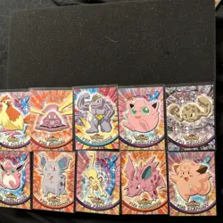 Pokemon Topps Chrome Holo Foil Card Lot. 7 Cards Total. Vintage Collection. - Image 1